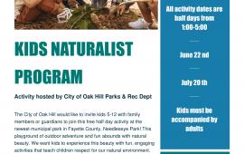 Kids Naturalist Program