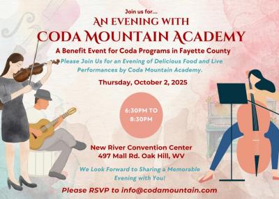 Coda Mountain Academy Presents: A New Way Forward Dinner & Performance