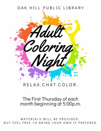 Adult Coloring Night