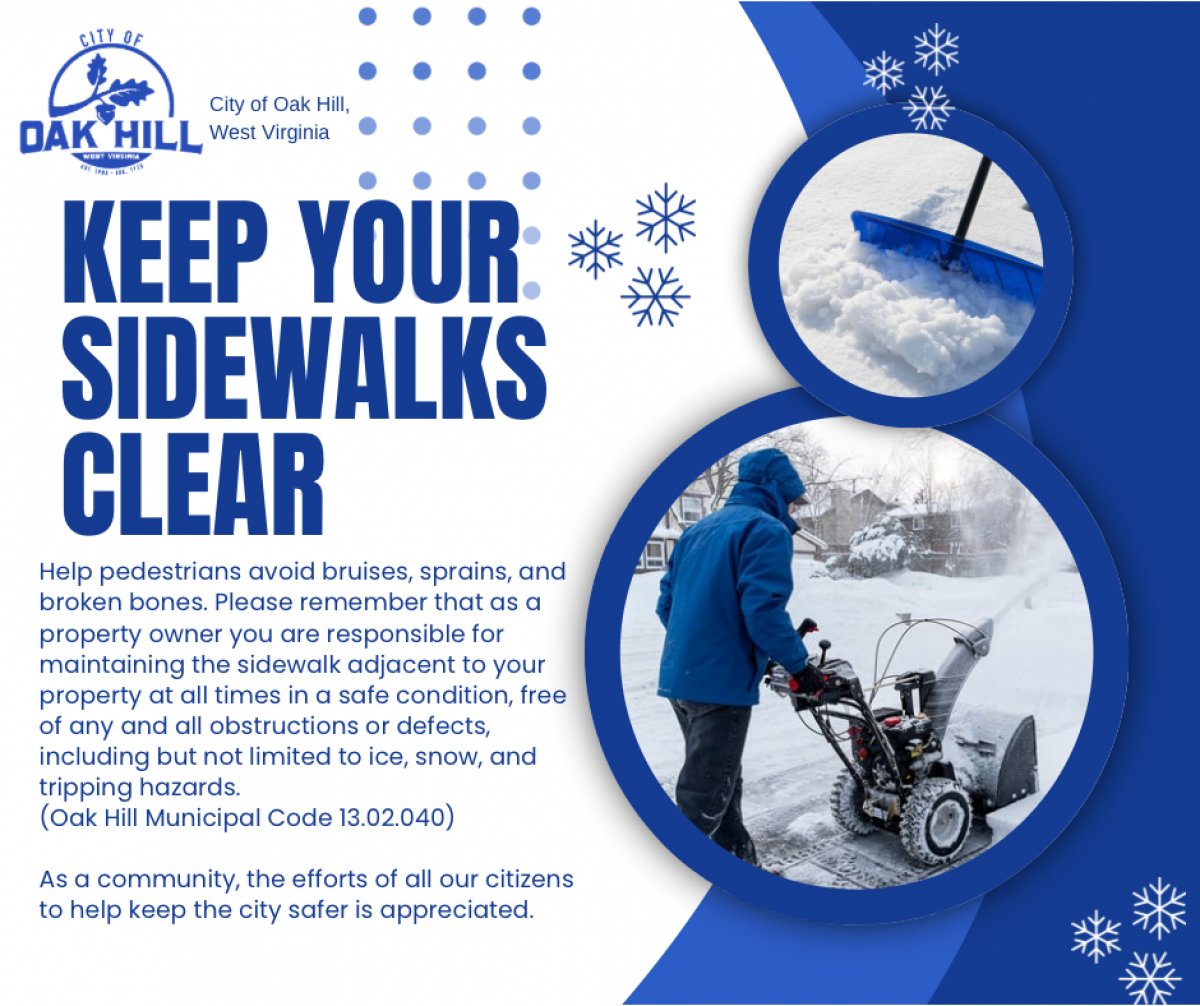 Keep Your Sidewalks Clear