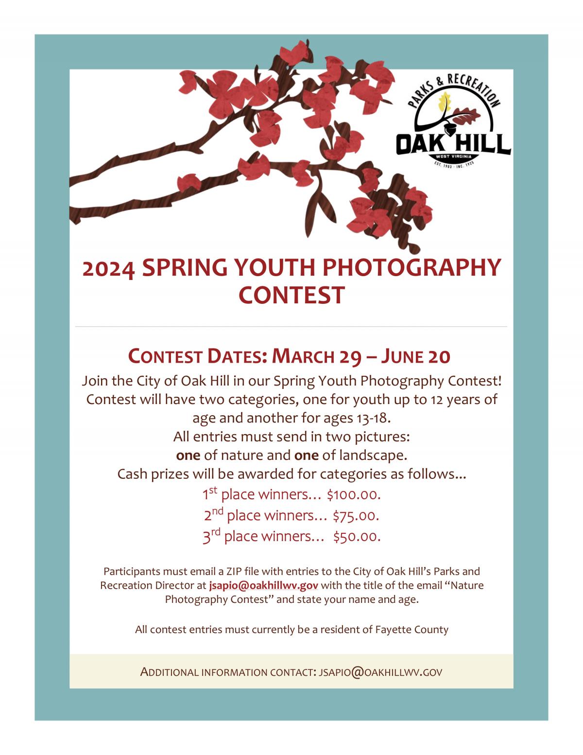 Spring Youth Photography Contest