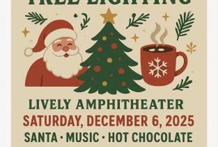 Christmas Tree Lighting 2025 Flyer